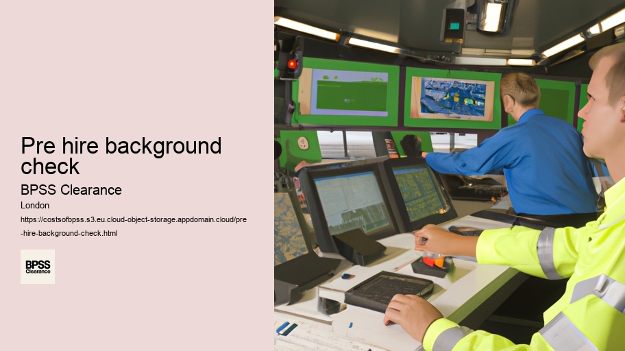 pre hire background check